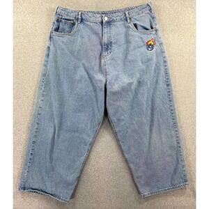 Adam Bomb by The Hundreds Men's 38x26 (Fits 40x26) Prime Blue‎ 90's Baggy Jeans